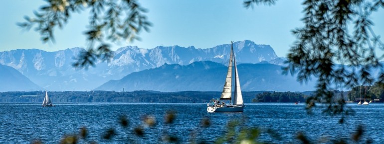 Alpenpanorama am Starnberger See