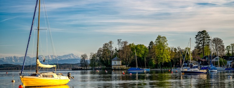 Der Starnberger See bei Tutzing
