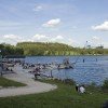 Der Steinberger See mit der Wakeboard- und Wasserskianlage