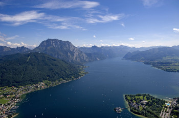 Mit 191 Metern Tiefe ist der Traunsee der tiefste See Österreichs.
