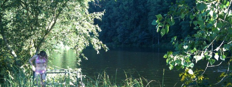 In Abständen von ca. 100 Metern befinden sich Einstiegshilfen