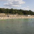 Der ein Kilometer lange Sandstrand am Strandbad Wannsee lädt zum entspannen ein.