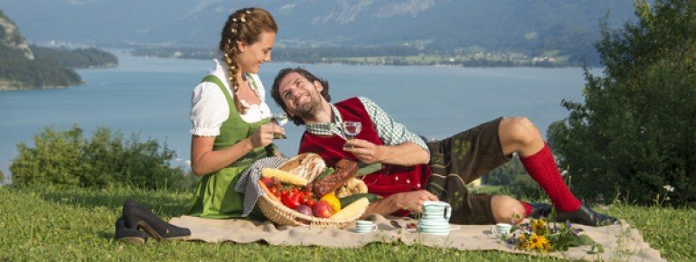 Wie wäre es mit einem Picknick am Wolfgangsee?