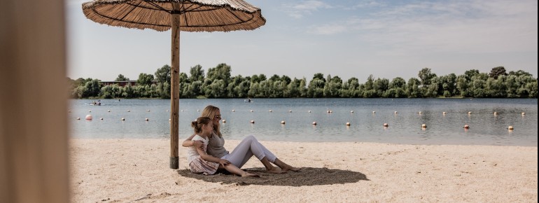 Der Xantener Südsee eignet sich hervorragend für einen Familienausflug.