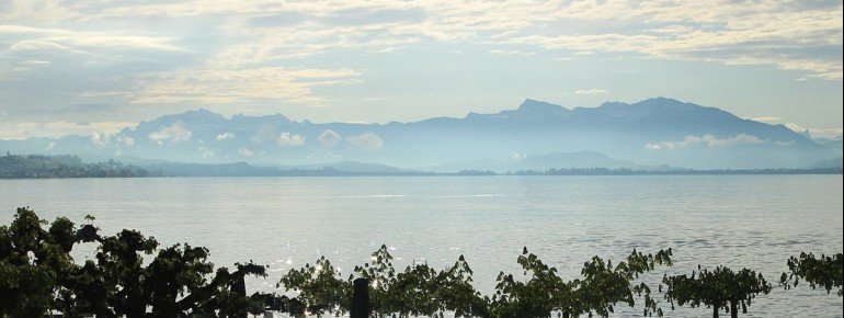 Bergkulisse am Zürichsee