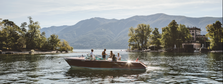 The Brissago Islands are located on the Swiss side of Lake Maggiore.