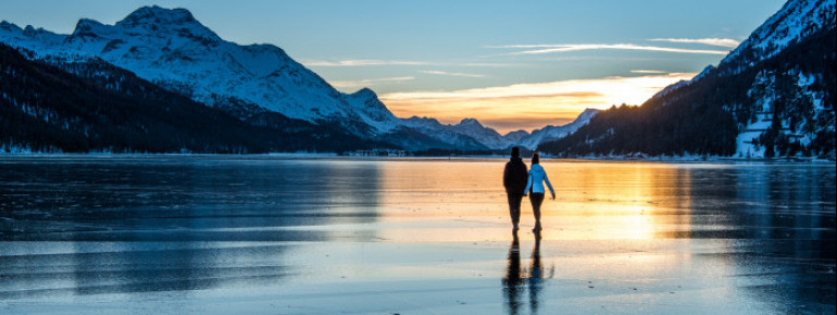 The lake is also popular in Winter: from romantic walks to snow-kiting there is something for everyone.