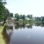 Allentsteig's town lake is beautifully situated. A small pier leads directly from town into the cool water