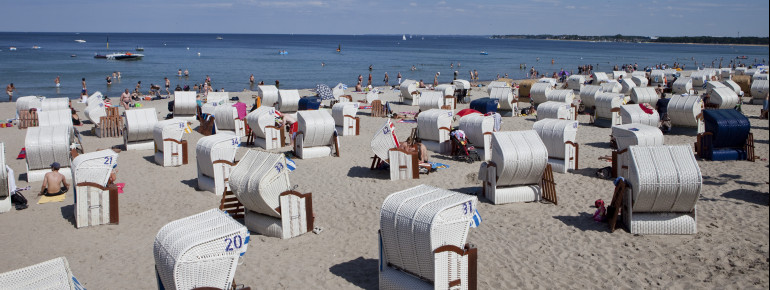 Baltic Sea spa resort Timmendorfer Strand is among the most popular and mundane beach towns by the German Baltic Sea.