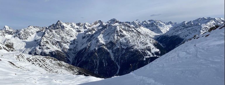 Skifahren in Sölden.