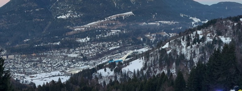 Unterwegs auf dem Garmischer Hausberg.