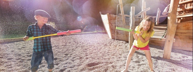 Badesee mit Spielplatz in Flachau