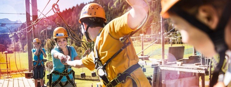 Hochseilgarten in Flachau