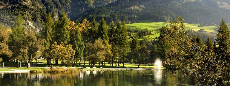 Kurpark Bad Hofgastein im Sommer