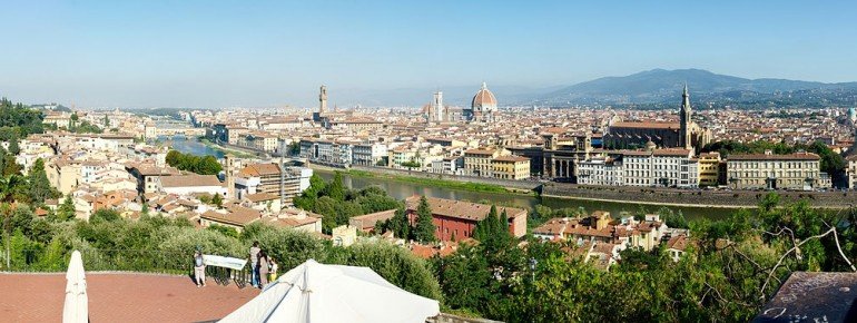 Blick über Florenz vom Piazza Michelangelo