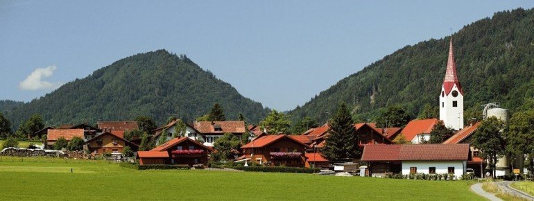 Thalkirchdorf inmitten des Allgäus