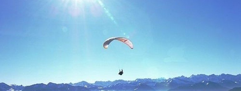 Gleitschirmfliegen am Brauneck
