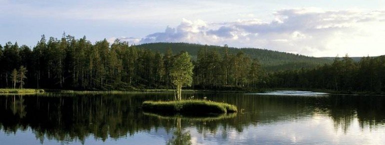 Lake view Saariselkä, Lapland, Finland