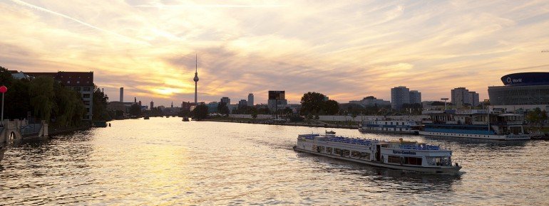 Die Skyline von Berlin
