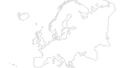 Karte der Wanderungen in Europa