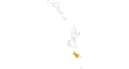 map of all hikes on Zakynthos