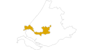 map of all hikes in Rotterdam