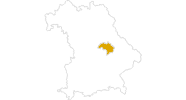 Karte der Wanderungen Regensburg und Umland
