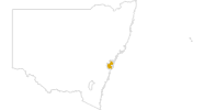 map of all hikes in Sydney