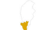 Karte der Wanderungen in Rogaland