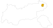 map of all hikes in Kitzbühel Alps - St. Johann - Oberndorf - Kirchdorf