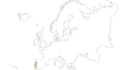 Karte der Webcams in Portugal