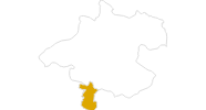 Karte der Wanderwetter im Dachstein Salzkammergut
