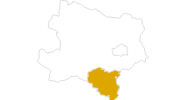 Karte der Wetter in den Wiener Alpen in Niederösterreich
