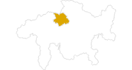 Karte der Wanderungen in Chur