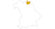 Karte der Wetter im Frankenwald