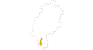 Karte der Wetter an der Bergstraße