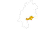 Karte der Wetter am Spessart / Kinzigtal