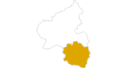 Karte der Wanderwetter in der Pfalz