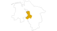 Karte der Wetter in Mittelweser