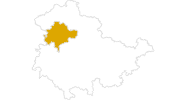 Karte der Wetter in Hainich