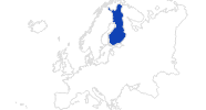 map of all swimming spots in Finland