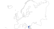 map of all swimming spots in Greece