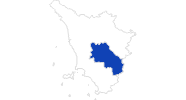map of all swimming spots Siena