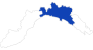map of all swimming spots Genoa