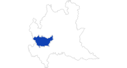 map of all swimming spots Milan
