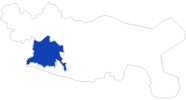 map of all swimming spots in Fokida
