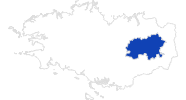 map of all swimming spots in Rennes