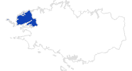 map of all swimming spots in Brest