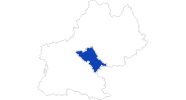 map of all swimming spots in Toulouse