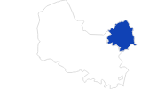 map of all swimming spots in Lille